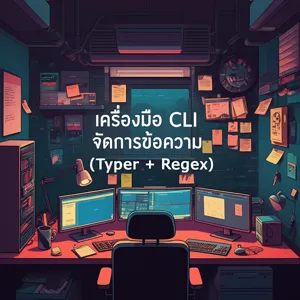 เครื่องมือ CLI จัดการข้อความ (Typer + Regex) | cii3.net